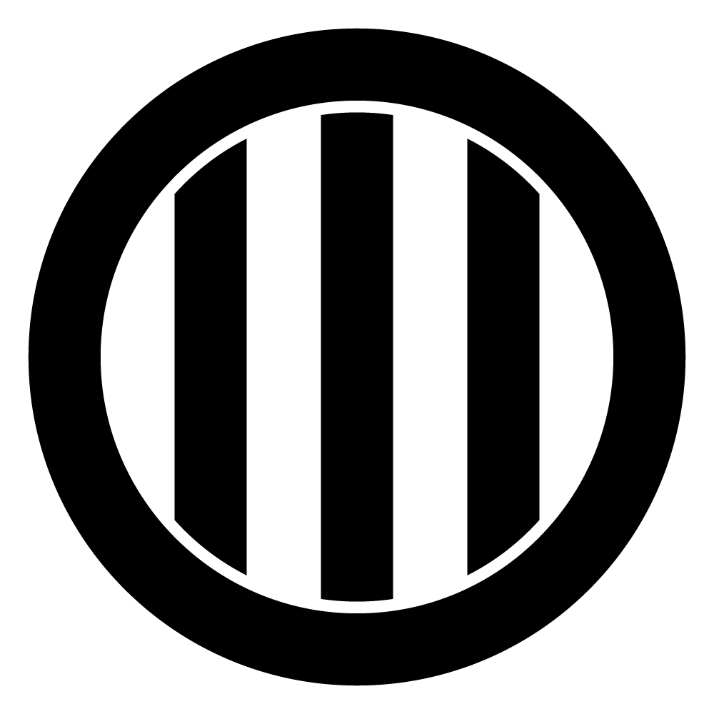 Marunouchi ni Tate Mitsu Hiki (Three Vertical Lines in a Circle)